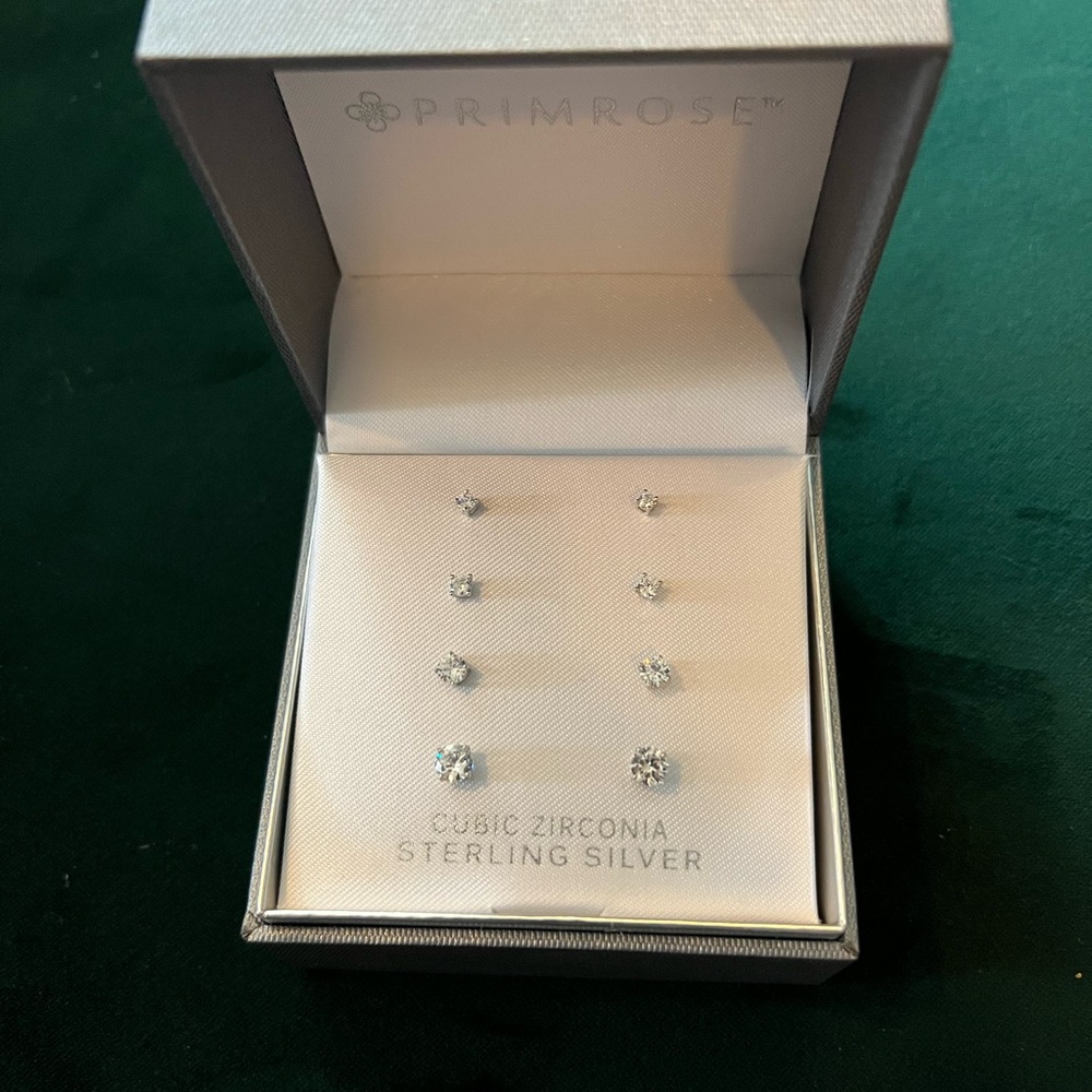 Kohl's Silver Stud Earrings Set